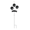 Glitzhome® 35.25" Halloween Metal "WELCOME" Spring Eyeballs Yard Stake